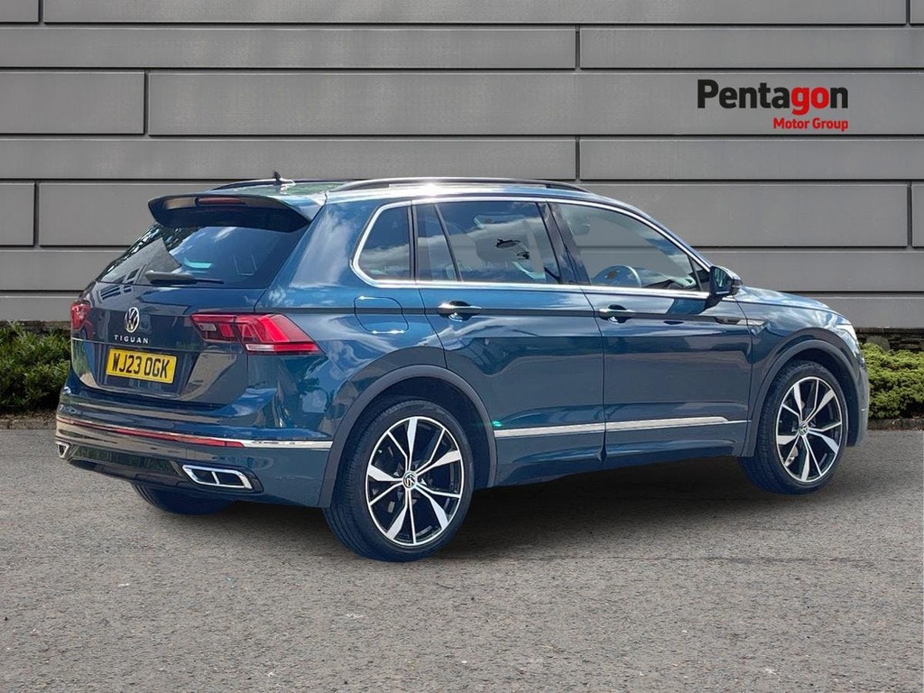 Volkswagen Tiguan 1.5 Tsi R Line Suv Dsg Euro 6 Ss 15 WJ23OGK Blue #4