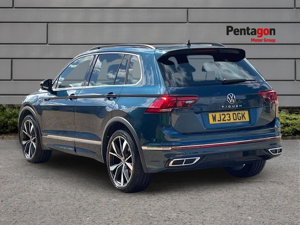 Volkswagen Tiguan 1.5 Tsi R Line Suv Dsg Euro 6 Ss 15 WJ23OGK Blue #2