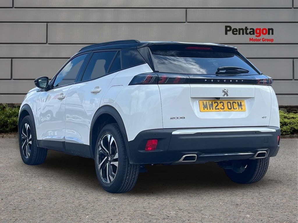 Peugeot 2008 1.2 Puretech Gt Suv Eat Euro 6 Ss 1 MW23OCM White #2
