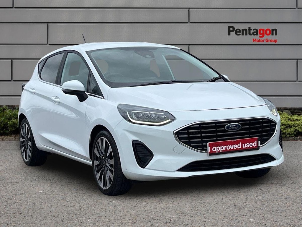 Ford Fiesta 1.0T Ecoboost Mhev Titanium X Hatchback White