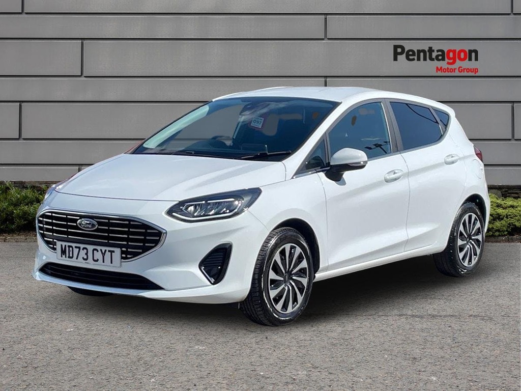 Ford Fiesta 1.0T Ecoboost Titanium Hatchback MD73CYT White #3