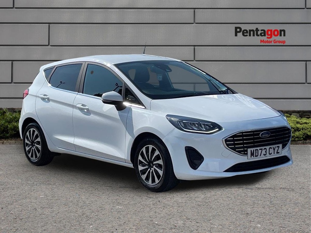 Ford Fiesta 1.0T Ecoboost Mhev Titanium Hatchback H White