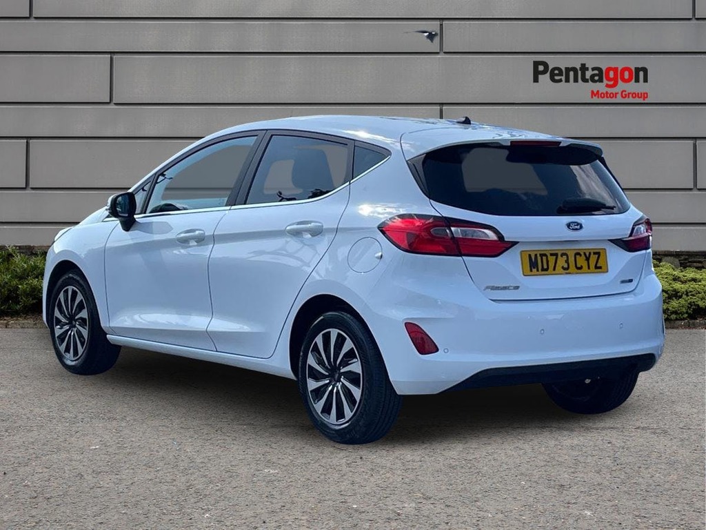 Ford Fiesta 1.0T Ecoboost Mhev Titanium Hatchback H MD73CYZ White #2