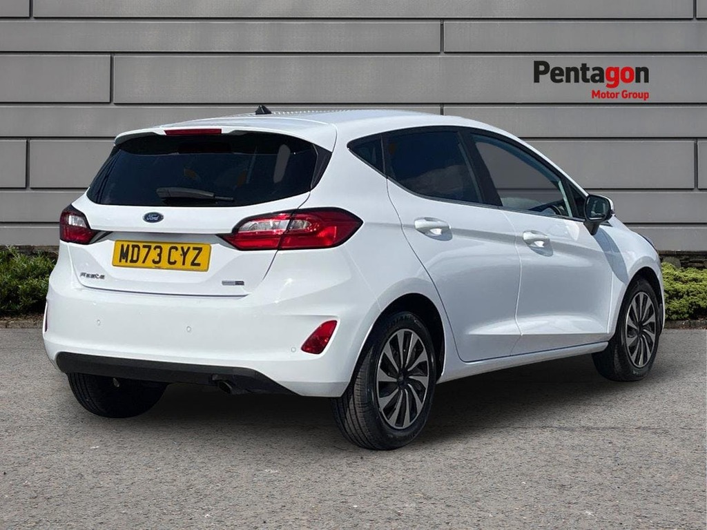 Ford Fiesta 1.0T Ecoboost Mhev Titanium Hatchback H MD73CYZ White #4