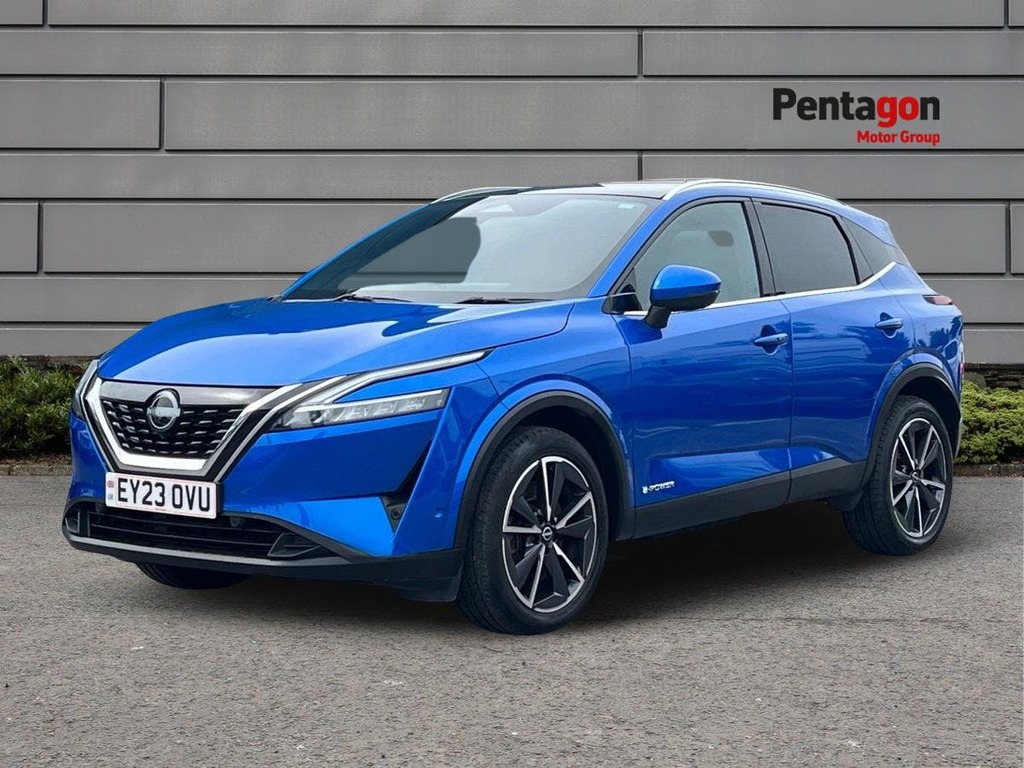Nissan Qashqai 1.5 H E Power Tekna Suv Hybrid Eur EY23OVU Blue #3