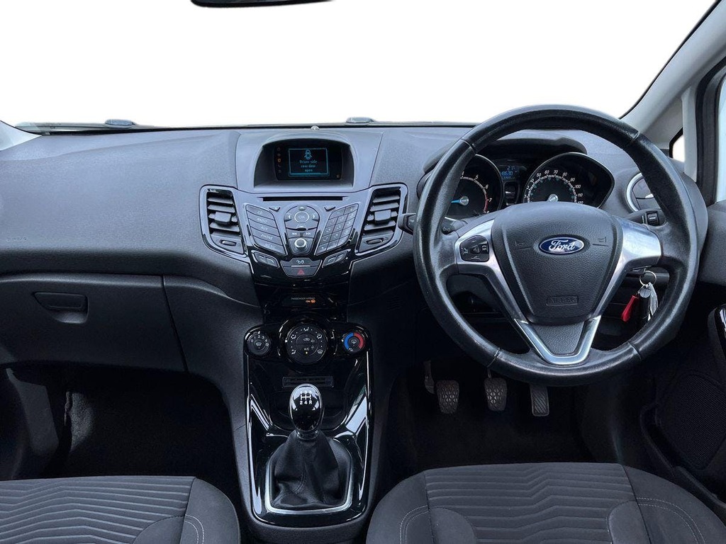 Ford Fiesta 1.25 Zetec Hatchback Euro 6 82 White #6