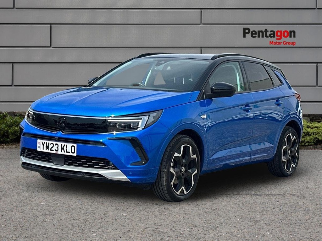 Vauxhall Grandland 1.2 Turbo Ultimate Suv Euro 6 S YM23KLO Blue #3