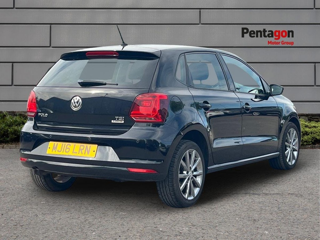 Volkswagen Polo 1.2 Tsi Bluemotion Tech Se Design Hatchback Pe MJ16LRN Black #4