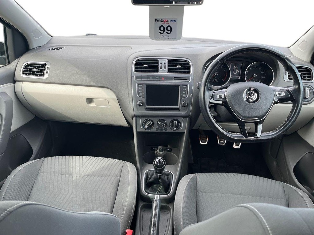 Volkswagen Polo 1.2 Tsi Bluemotion Tech Se Design Hatchback Pe MJ16LRN Black #6
