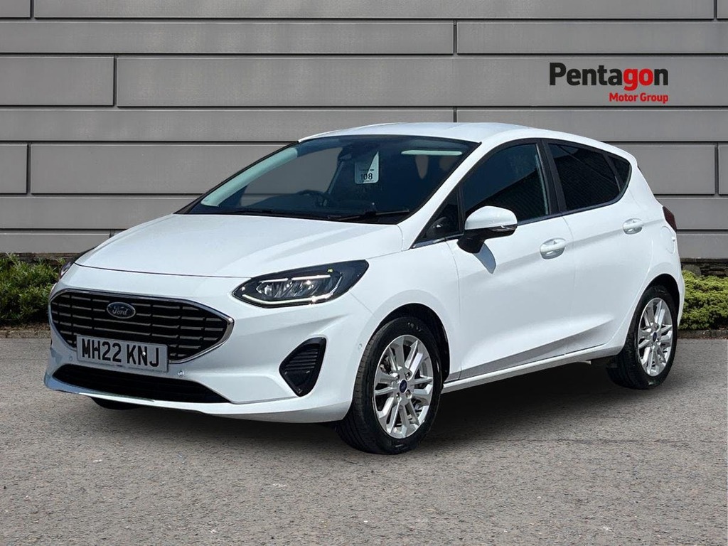 Ford Fiesta 1.0T Ecoboost Mhev Titanium Hatchback H MH22KNJ White #3