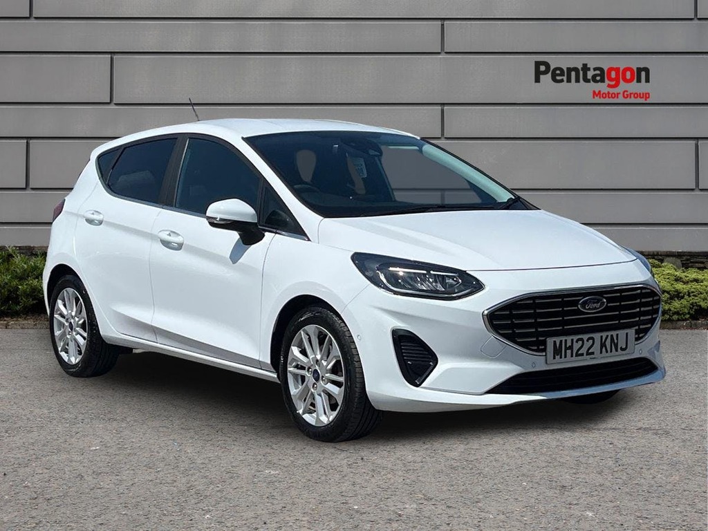 Ford Fiesta 1.0T Ecoboost Mhev Titanium Hatchback H White