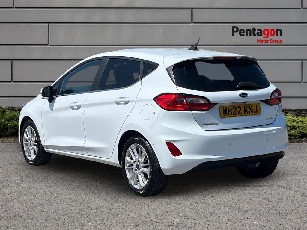 Ford Fiesta 1.0T Ecoboost Mhev Titanium Hatchback H MH22KNJ White #2