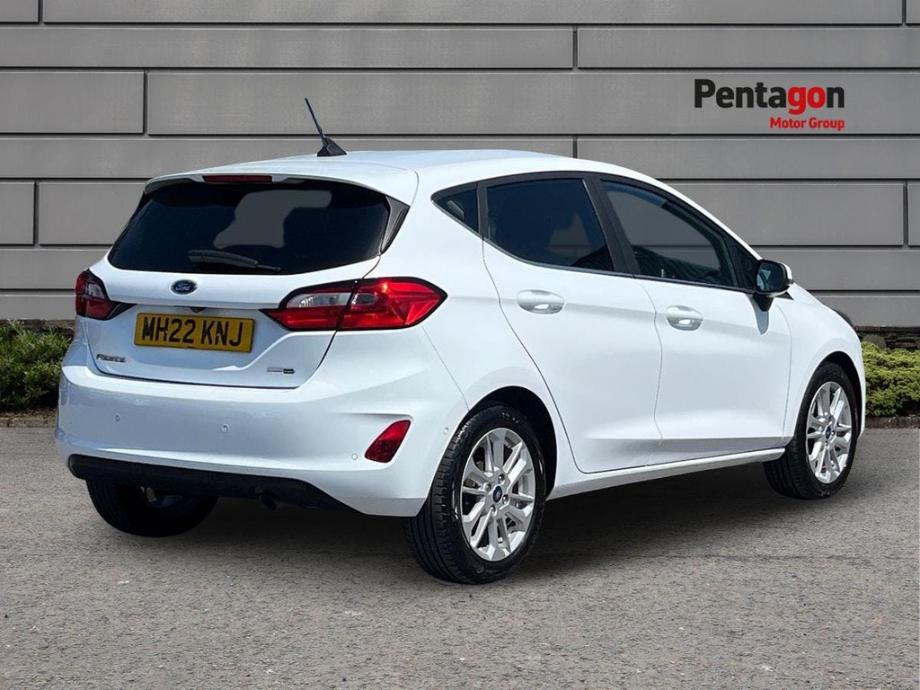 Ford Fiesta 1.0T Ecoboost Mhev Titanium Hatchback H MH22KNJ White #4