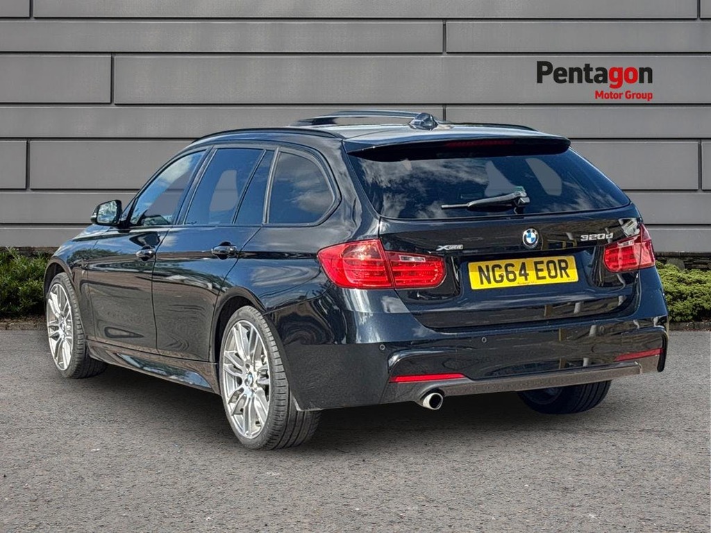 BMW 3 Series 2.0 320D M Sport Touring Xdrive Eu NG64EOR Black #2
