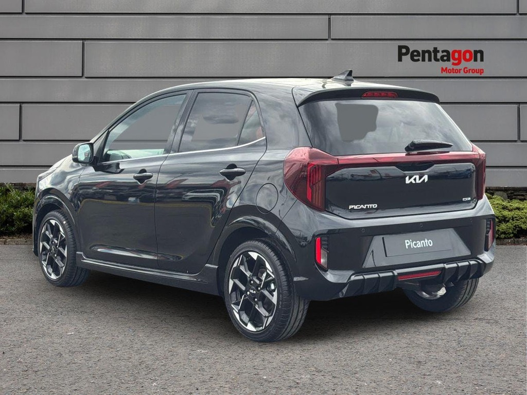 Kia Picanto 1.0 Gt Line Hatchback Euro 6 S YM26WYF Black #2