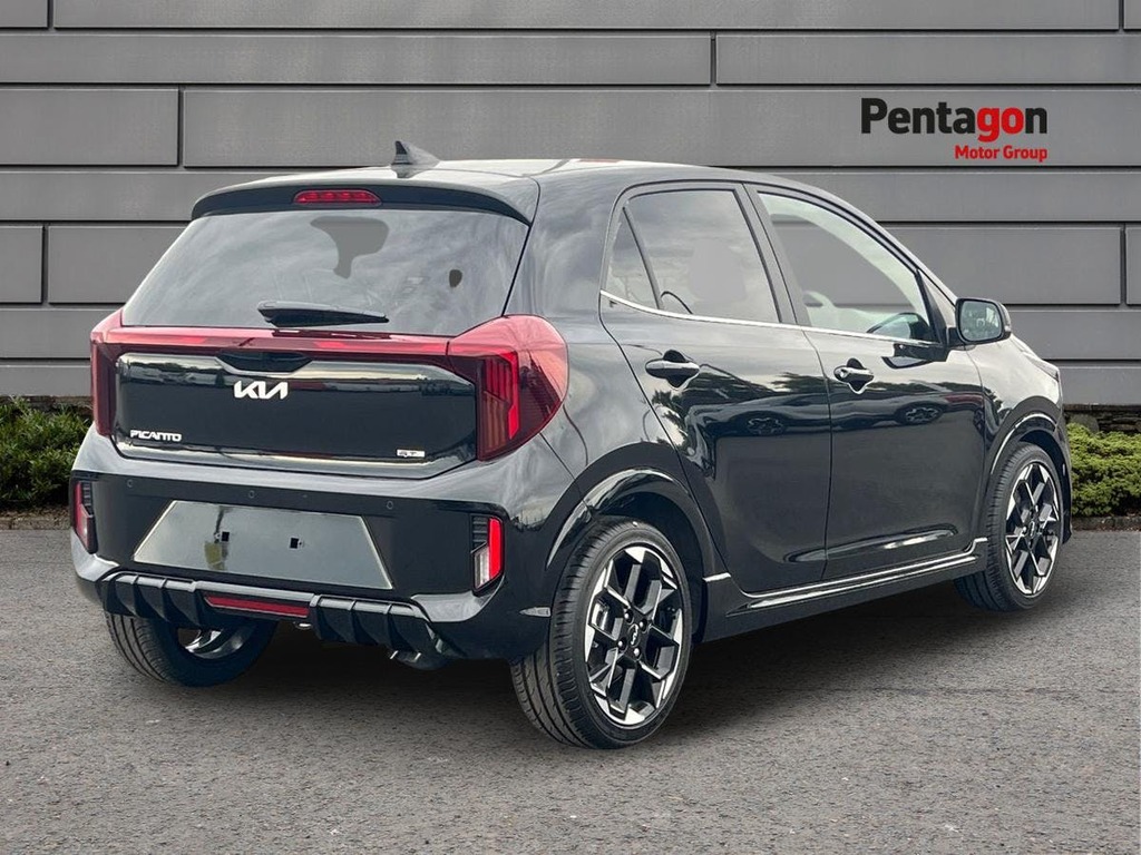 Kia Picanto 1.0 Gt Line S Hatchback Euro 6 YO26AXN Black #4