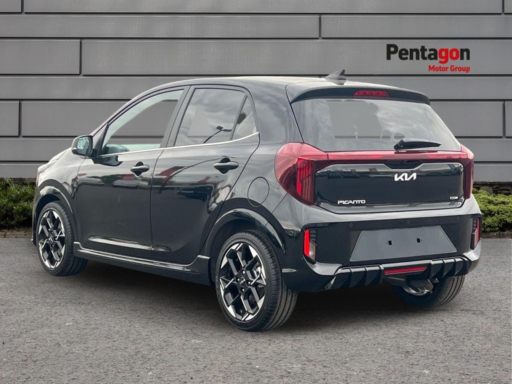 Kia Picanto 1.0 Gt Line S Hatchback Euro 6 YP26RZK Black #2