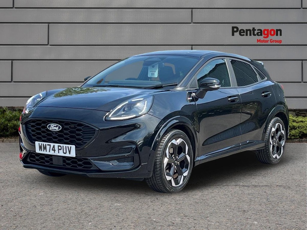 Ford Puma 1.0T Ecoboost Mhev St Line X Suv Hybrid WM74PUV Black #3