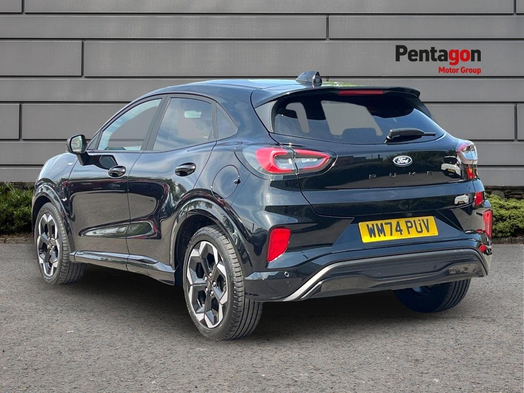 Ford Puma 1.0T Ecoboost Mhev St Line X Suv Hybrid WM74PUV Black #2