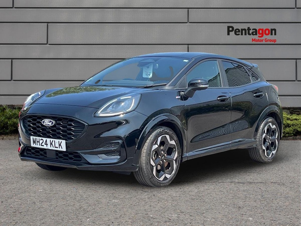 Ford Puma 1.0T Ecoboost Mhev St Line X Suv Hybrid MH24KLK Black #3