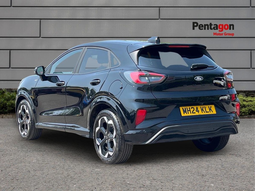 Ford Puma 1.0T Ecoboost Mhev St Line X Suv Hybrid MH24KLK Black #2