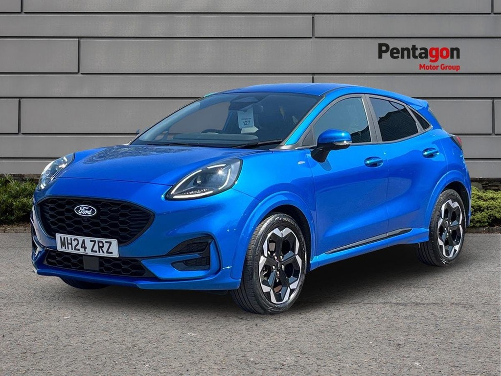 Ford Puma 1.0T Ecoboost Mhev St Line X Suv Hybrid MH24ZRZ Blue #3