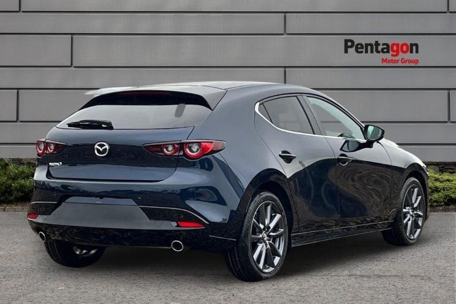 Mazda 3 2.5 E Skyactiv G Mhev Takumi Hatchback FY26WNO Blue #4