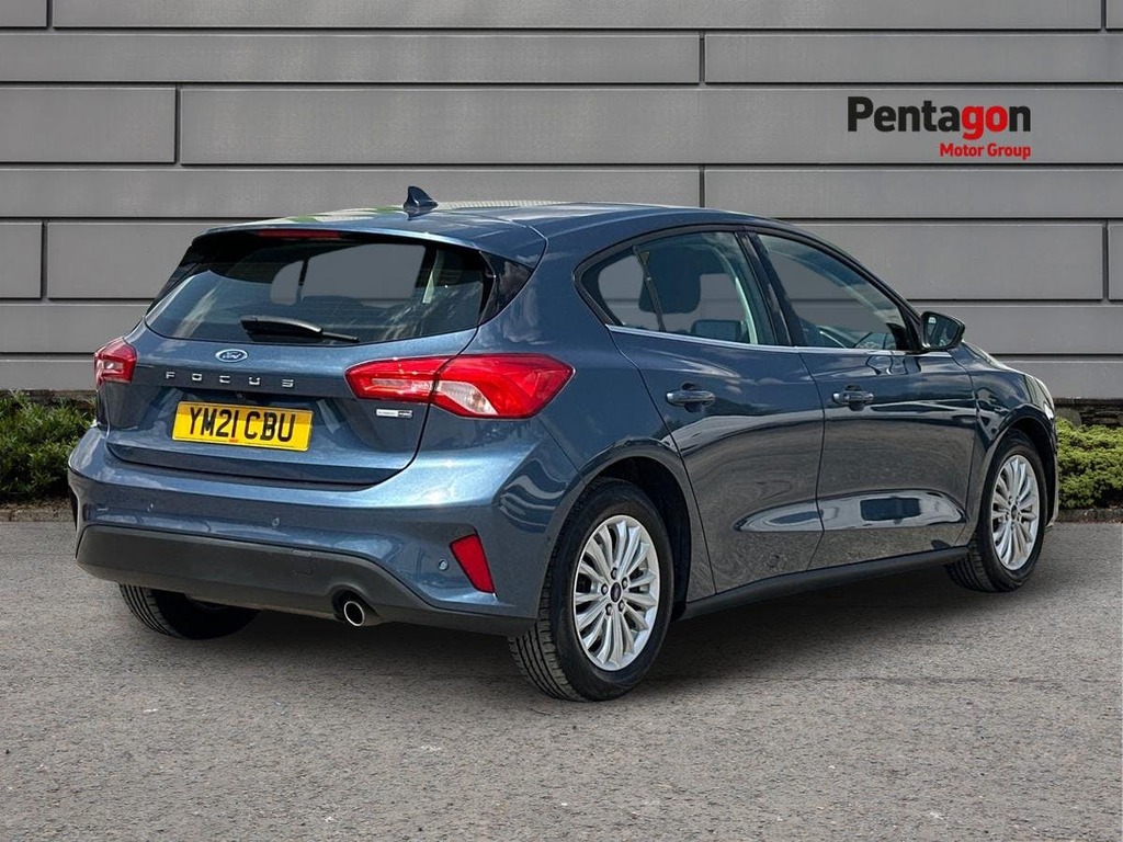 Ford Focus 1.0T Ecoboost Mhev Titanium Edition Hatchback YM21CBU Blue #4