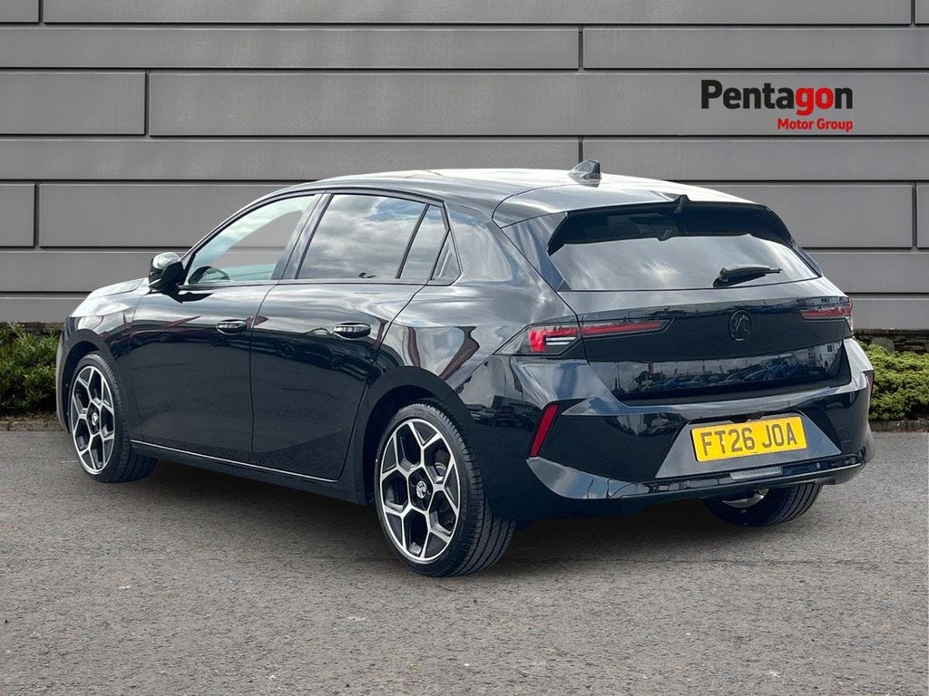 Vauxhall Astra 1.2 Turbo Ultimate Hatchback Euro FT26JOA Black #2
