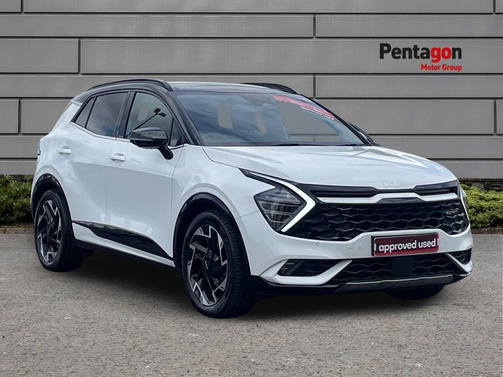 Kia Sportage 1.6 T Gdi Mhev Gt Line S Suv Hybrid Dct White