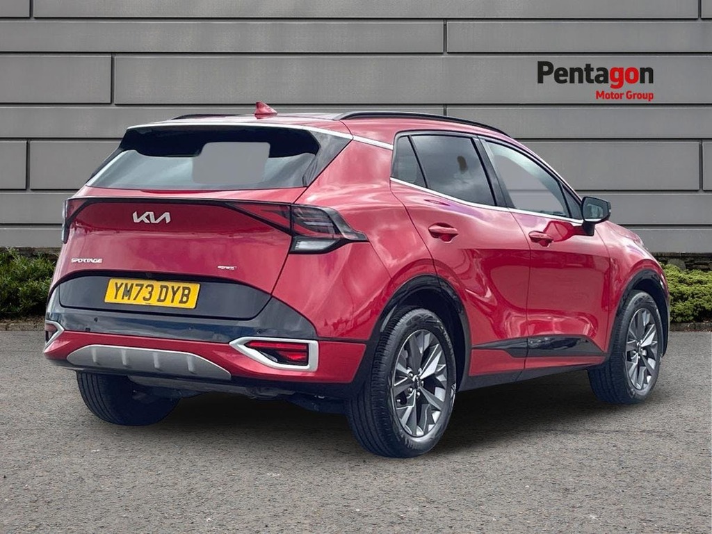 Kia Sportage 1.6 H T Gdi Gt Line Suv Hybrid Eur Red #4