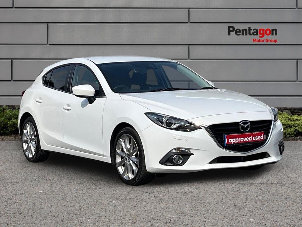 Mazda 3 2.0 Skyactiv G Sport Nav Hatchback Manu White