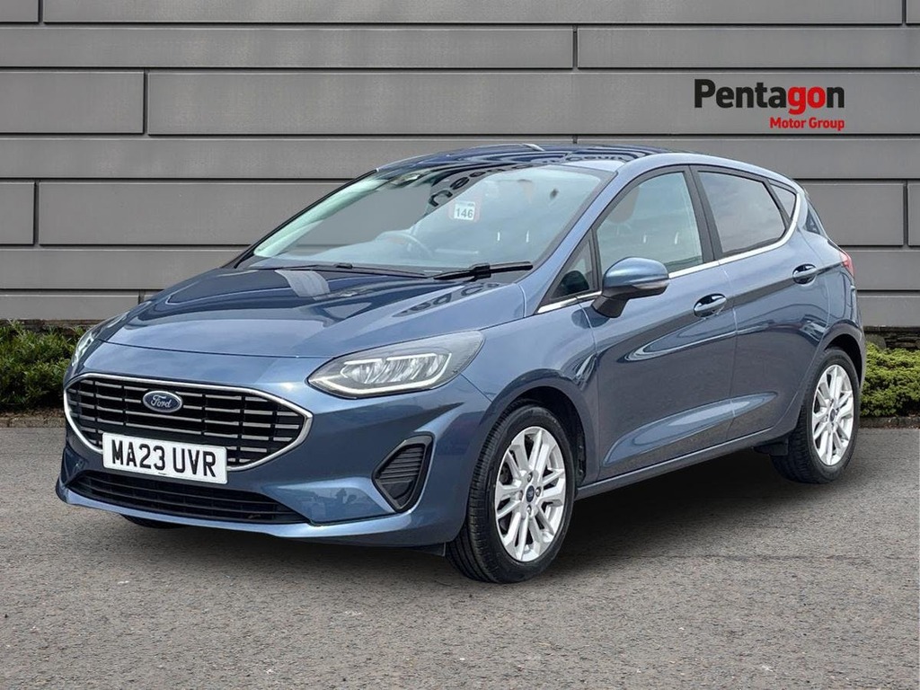 Ford Fiesta 1.0T Ecoboost Mhev Titanium Hatchback H MA23UVR Blue #3