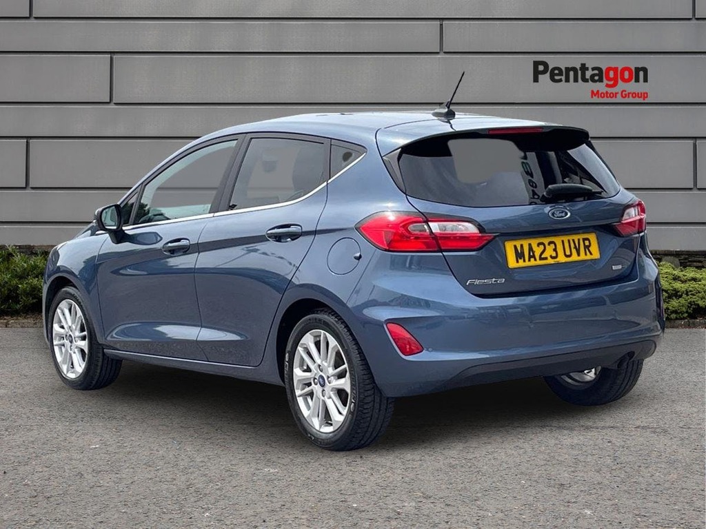 Ford Fiesta 1.0T Ecoboost Mhev Titanium Hatchback H MA23UVR Blue #2
