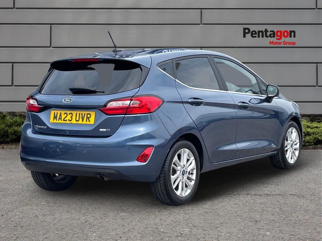 Ford Fiesta 1.0T Ecoboost Mhev Titanium Hatchback H MA23UVR Blue #4