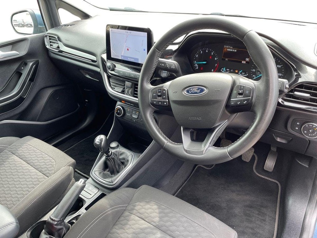 Ford Fiesta 1.0T Ecoboost Mhev Titanium Hatchback H MA23UVR Blue #5