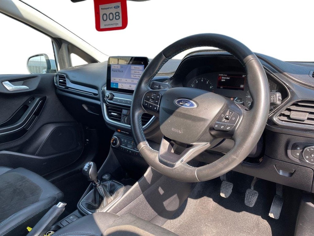 Ford Fiesta 1.0T Ecoboost Mhev Active X Edition Hatchback MM23PNF White #5