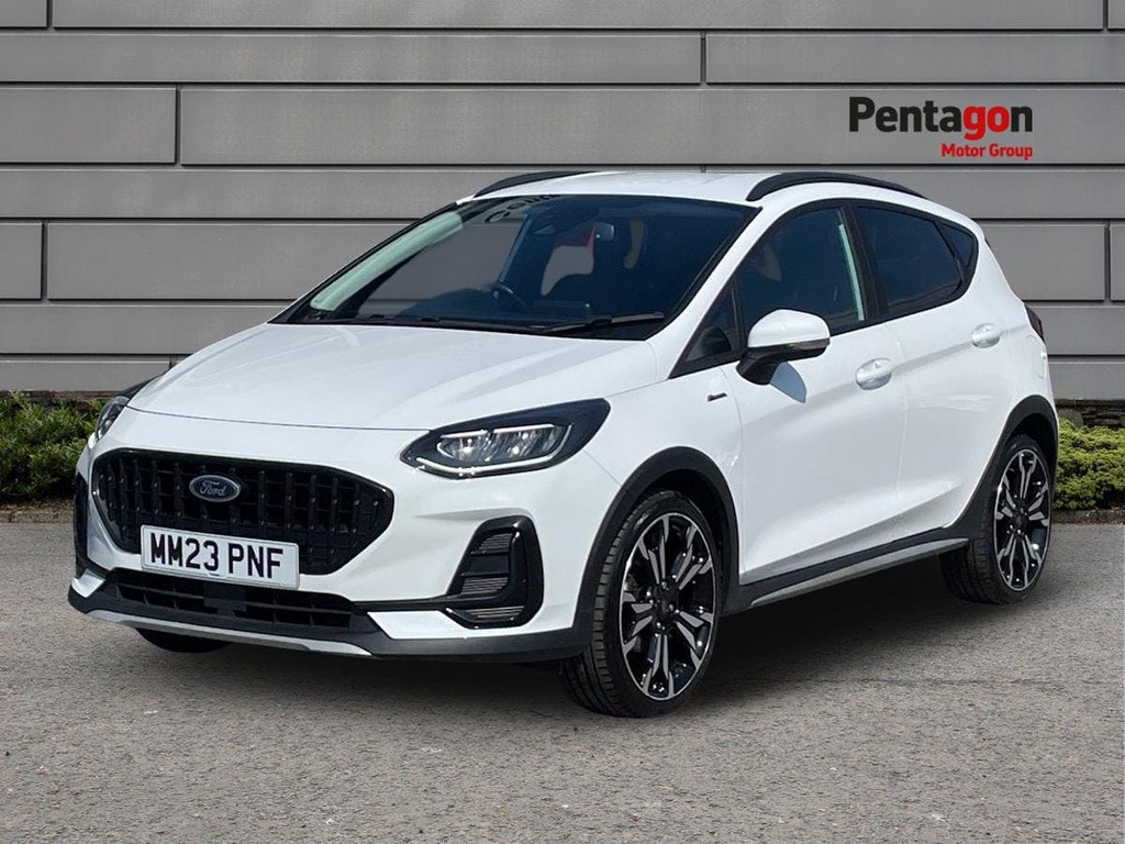 Ford Fiesta 1.0T Ecoboost Mhev Active X Edition Hatchback MM23PNF White #3