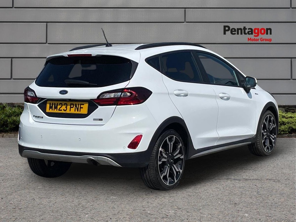 Ford Fiesta 1.0T Ecoboost Mhev Active X Edition Hatchback MM23PNF White #4