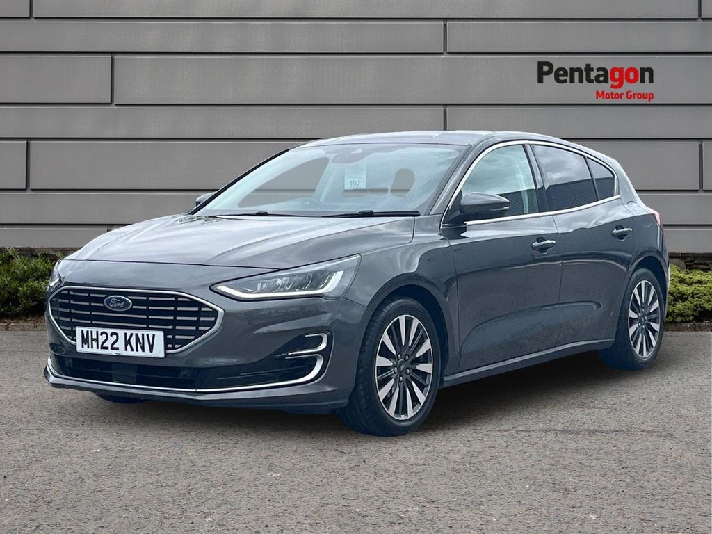 Ford Focus 1.0T Ecoboost Titanium Vignale Hatchback Petro MH22KNV Grey #3