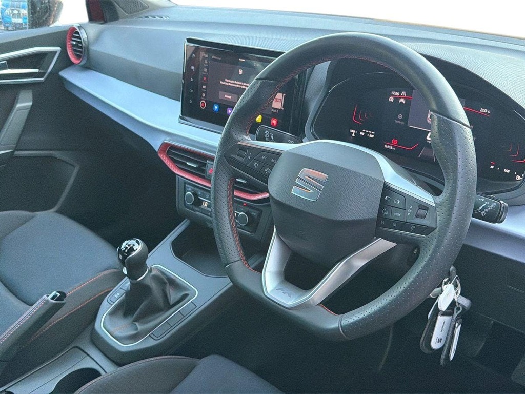 Seat Ibiza 1.0 Tsi Fr Hatchback Euro 6 Ss FV23KWK Red #5