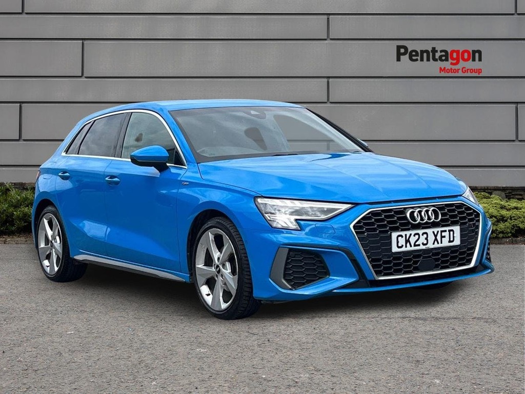 Audi A3 1.0 Tfsi 30 S Line Sportback S Tronic E Blue