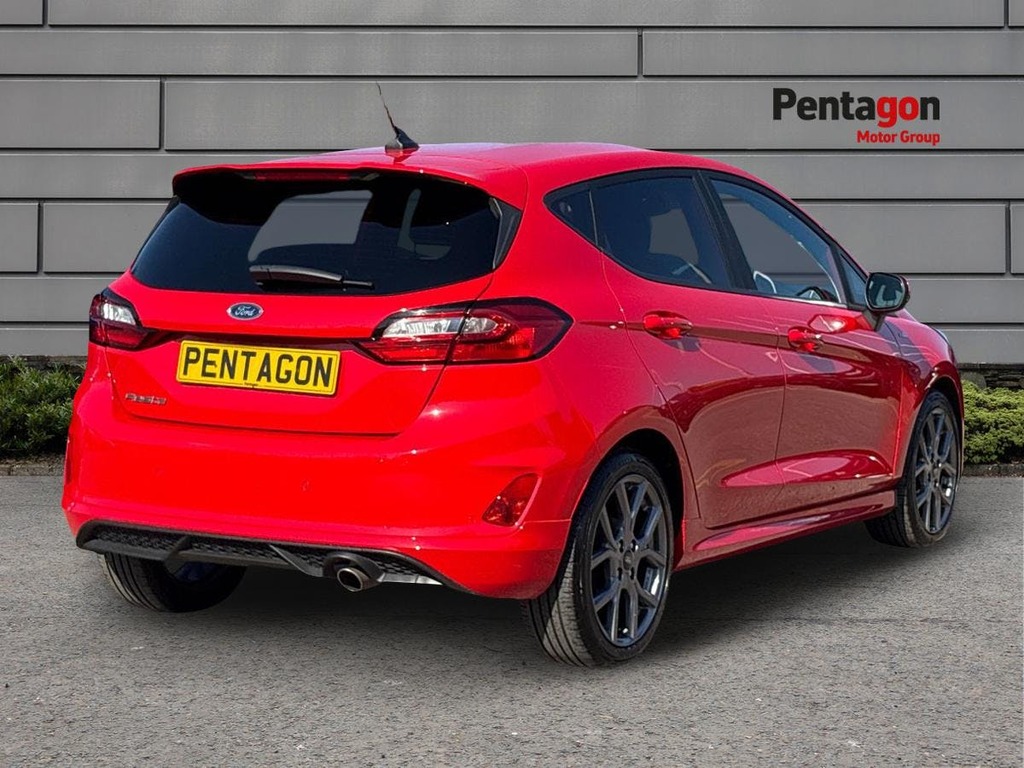 Ford Fiesta 1.0T Ecoboost St Line Hatchback MJ23UBT Red #4