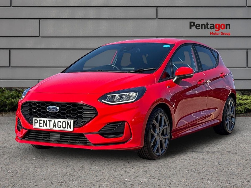 Ford Fiesta 1.0T Ecoboost St Line Hatchback MJ23UBT Red #3