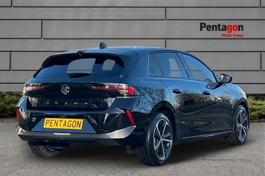 Vauxhall Astra 1.2 Turbo Griffin Hatchback Euro FV75BZF Black #4