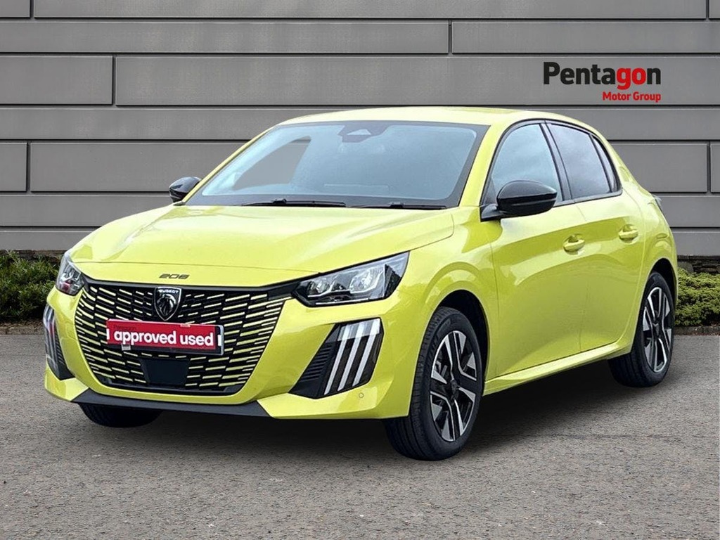 Peugeot 208 1.2 Puretech Allure Hatchback Eu BG75JZK Yellow #3