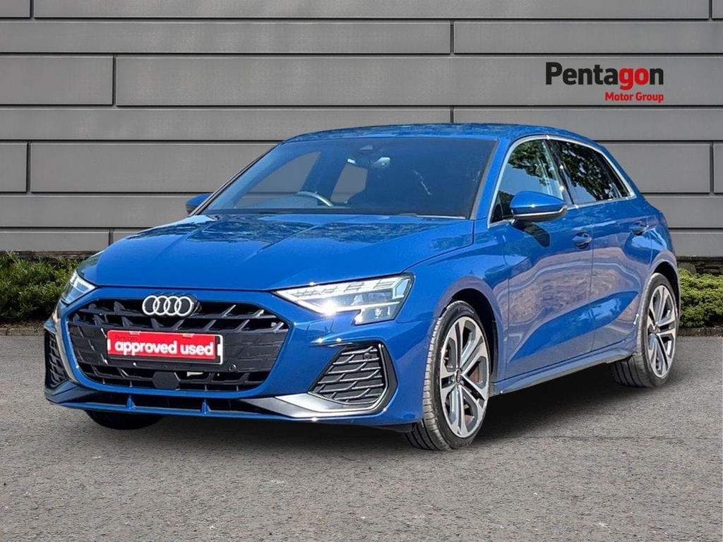 Audi A3 1.5 Tfsi 30 S Line Sportback Eur FT24TFJ Blue #3