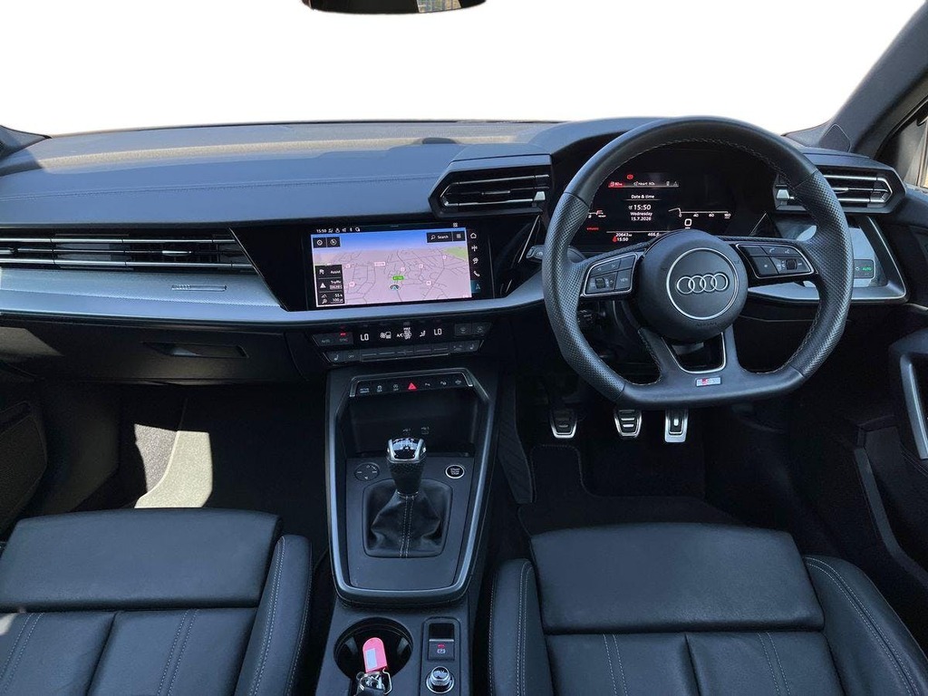 Audi A3 1.5 Tfsi 30 S Line Sportback Eur FT24TFJ Blue #6