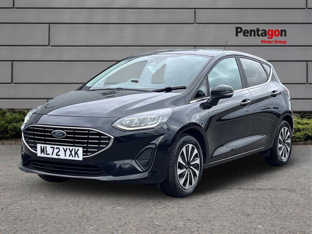 Ford Fiesta 1.0T Ecoboost Titanium Hatchback ML72YXK Black #3
