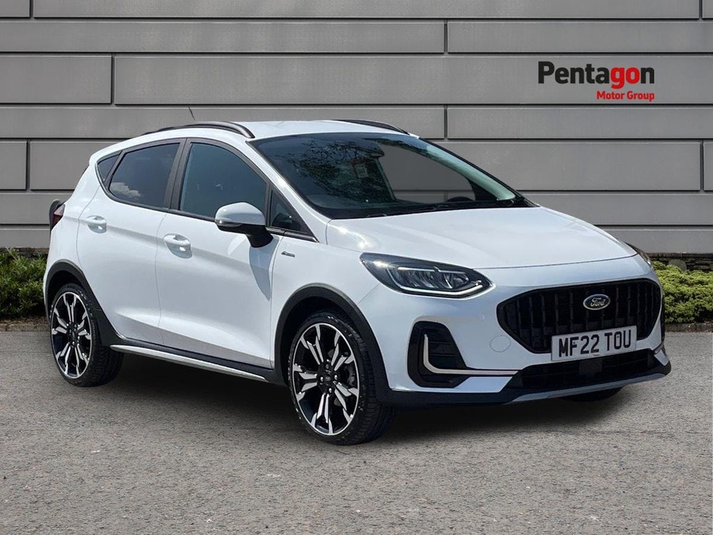 Ford Fiesta 1.0T Ecoboost Mhev Active Vignale Hatchback Pe White